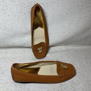 Ladies Michael Kors Tan Driving Moccasins Size 8.5